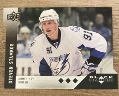 2009-10 Black Diamond Triple Steven Stamkos #BD2 Die-Cut Horizontal Lightning